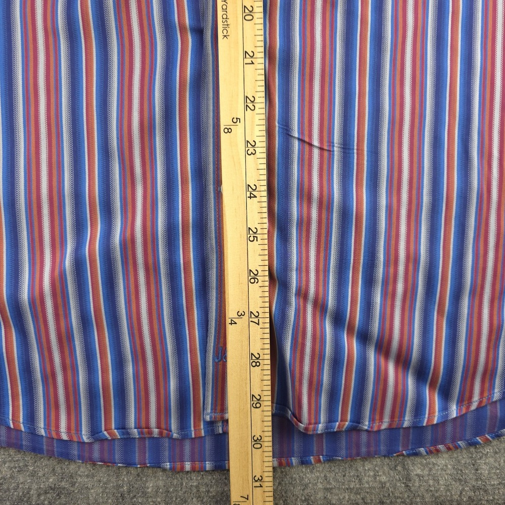 Johnston Murphy Shirt Large Tailored Fit Long Sleeve Button Up Multicolor - Picture 5 of 8